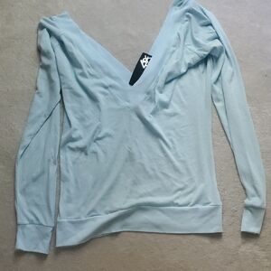 Chaser Light Blue Long Sleeve Top